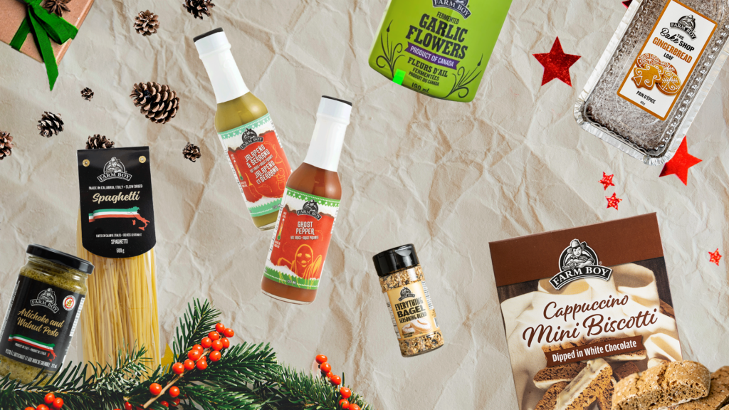 Holiday gift guide spread